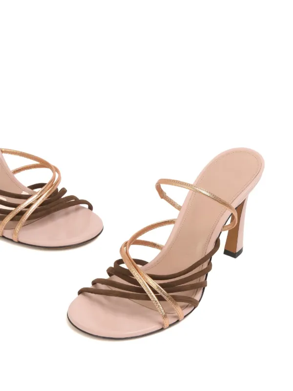 Marni New Wave Leather Sandals | Brown | FARFETCH