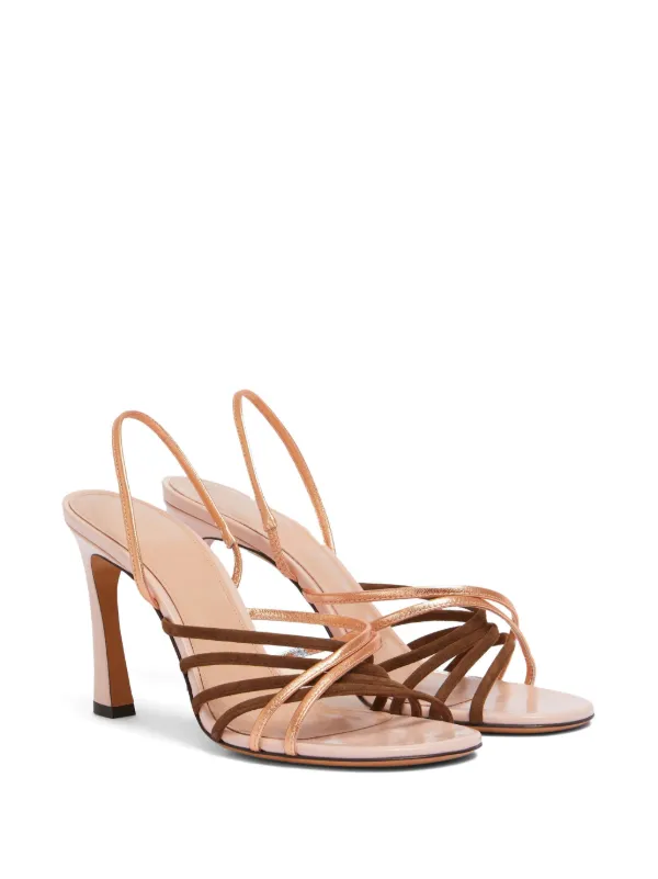 Marni New Wave Leather Sandals | Brown | FARFETCH