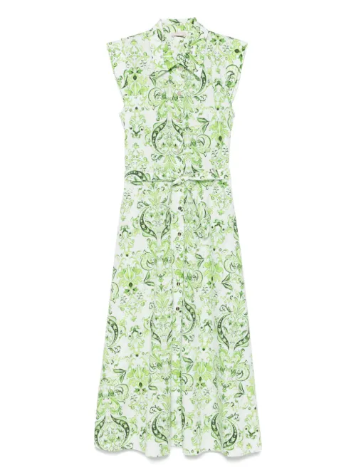 Robe en popeline à coupe mi-longue - LIU JO - Modalova