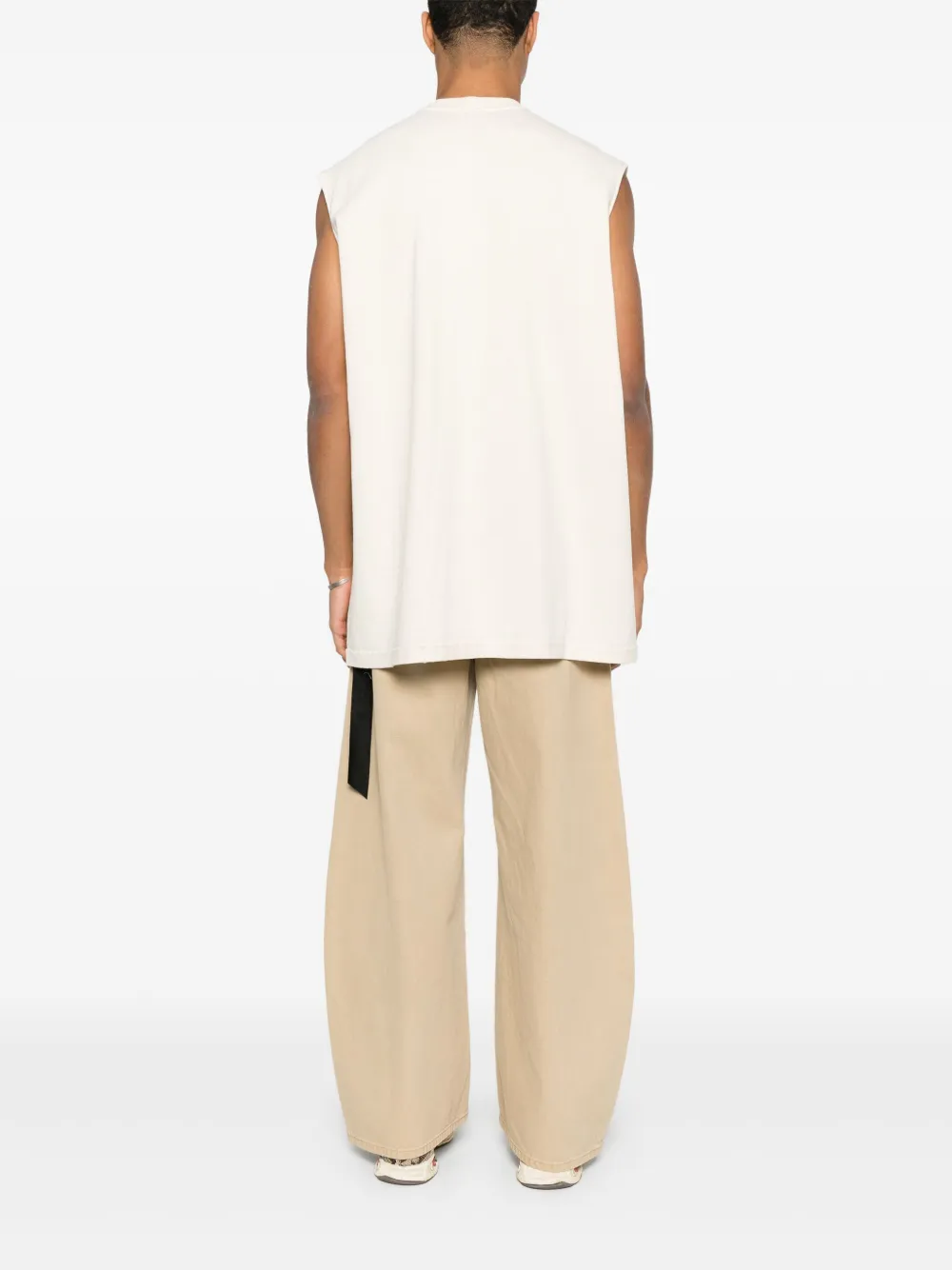 Shop Rick Owens Drkshdw Tarp Vest In Nude