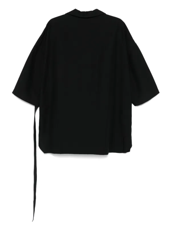 Rick Owens DRKSHDW Magnum Tommy シャツ | ブラック | FARFETCH JP