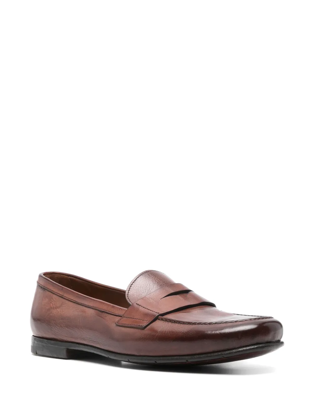 Premiata Leren loafers Bruin