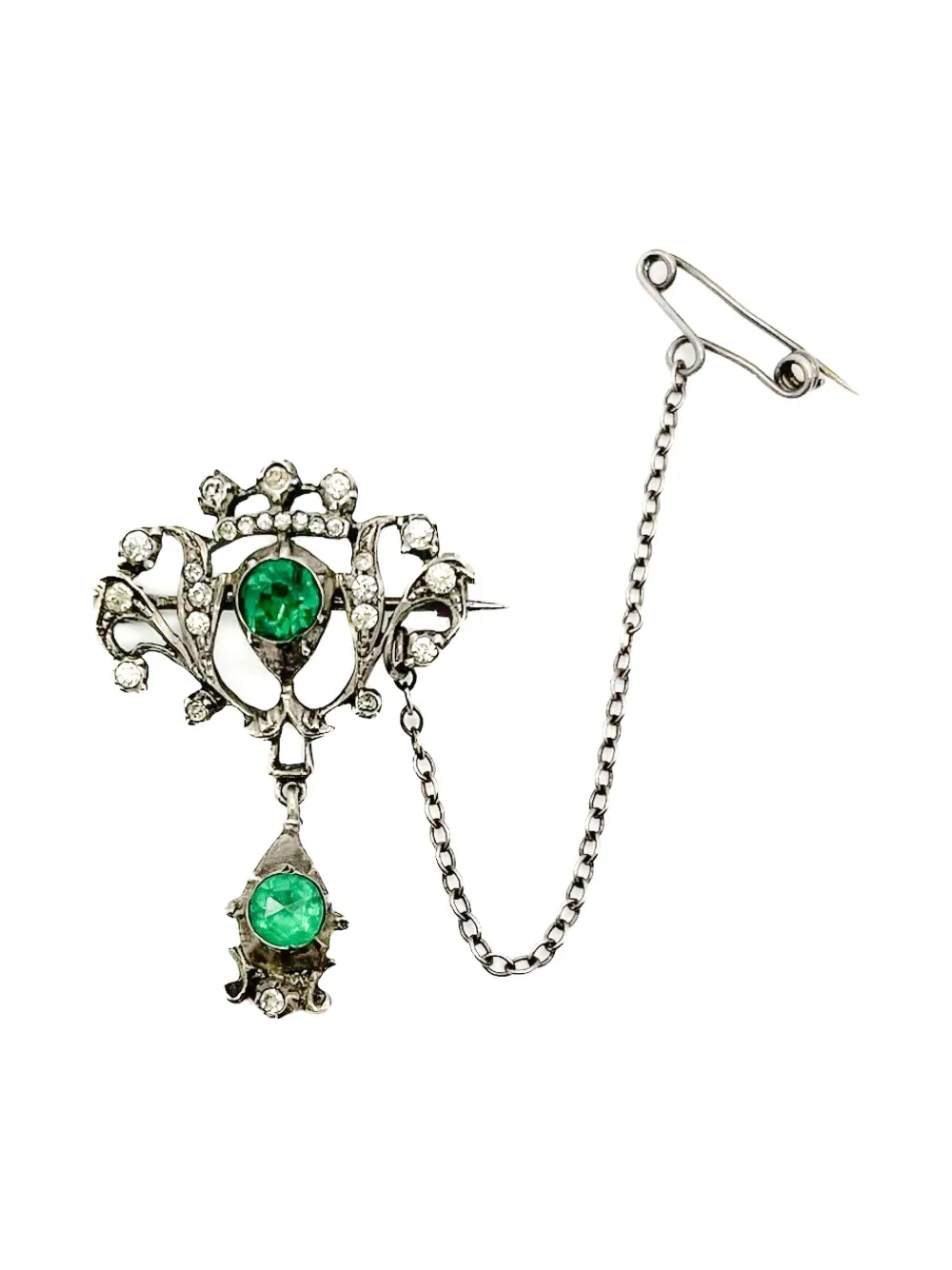 Jennifer Gibson Jewellery 1900s Austro-Hungarian ブローチ - シルバートーン Jennifer Gibson Jewellery 1900s Austro-Hungarian ブローチ - シルバートーン