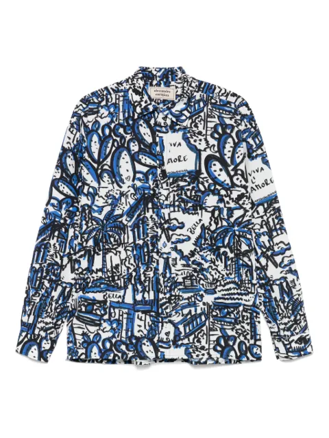 alessandro enriquez printed shirt