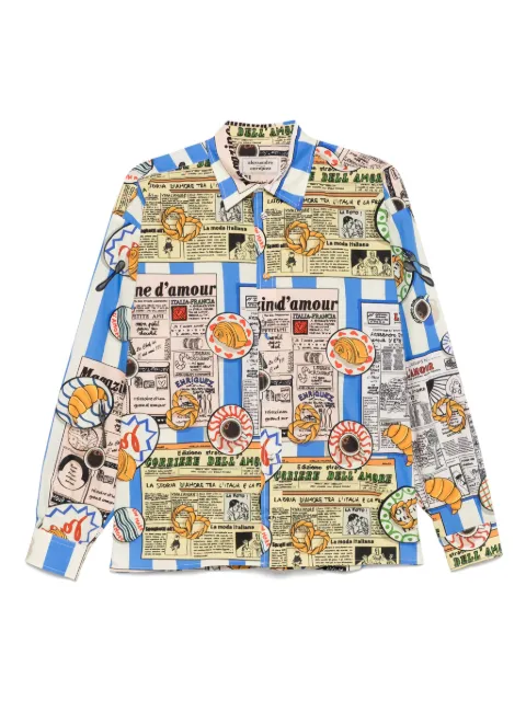 alessandro enriquez camisa estampada