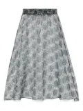 Pierre-Louis Mascia Kobe midi skirt - Grey
