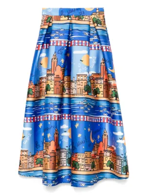 スカート ALESSANDRO ENRIQUEZ Women Mid Skirts AE SK01 DU 017ONDE Gree alessandro enriquez Skirts for Women - Shop on FARFETCH