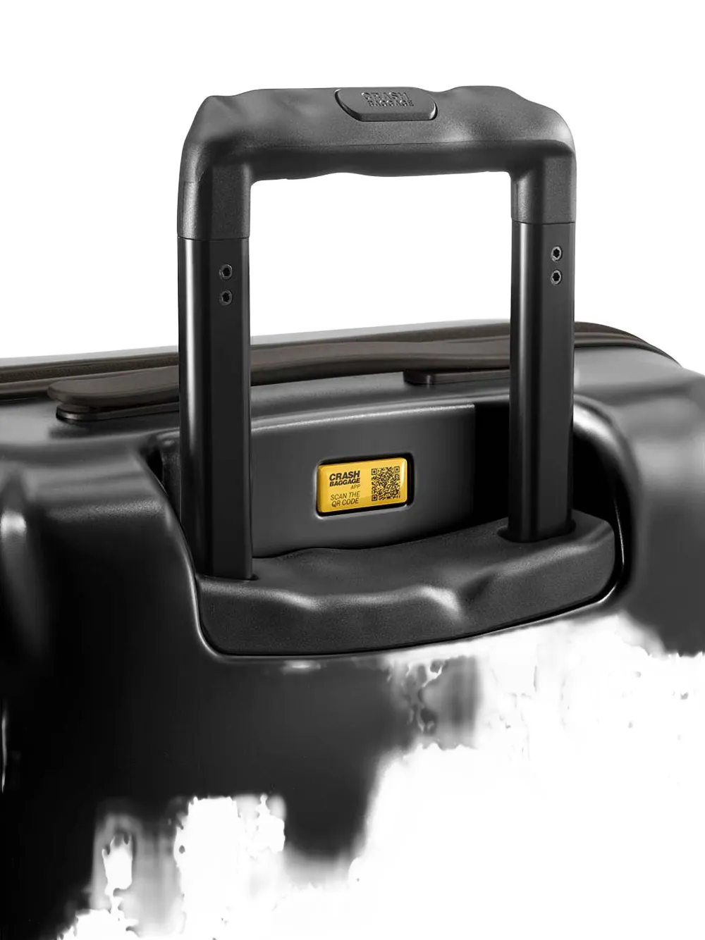 Crash Baggage Logo-detail Suitcase In Black