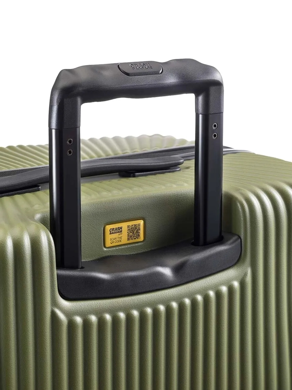 Crash Baggage Stripe Handle Troley In Green