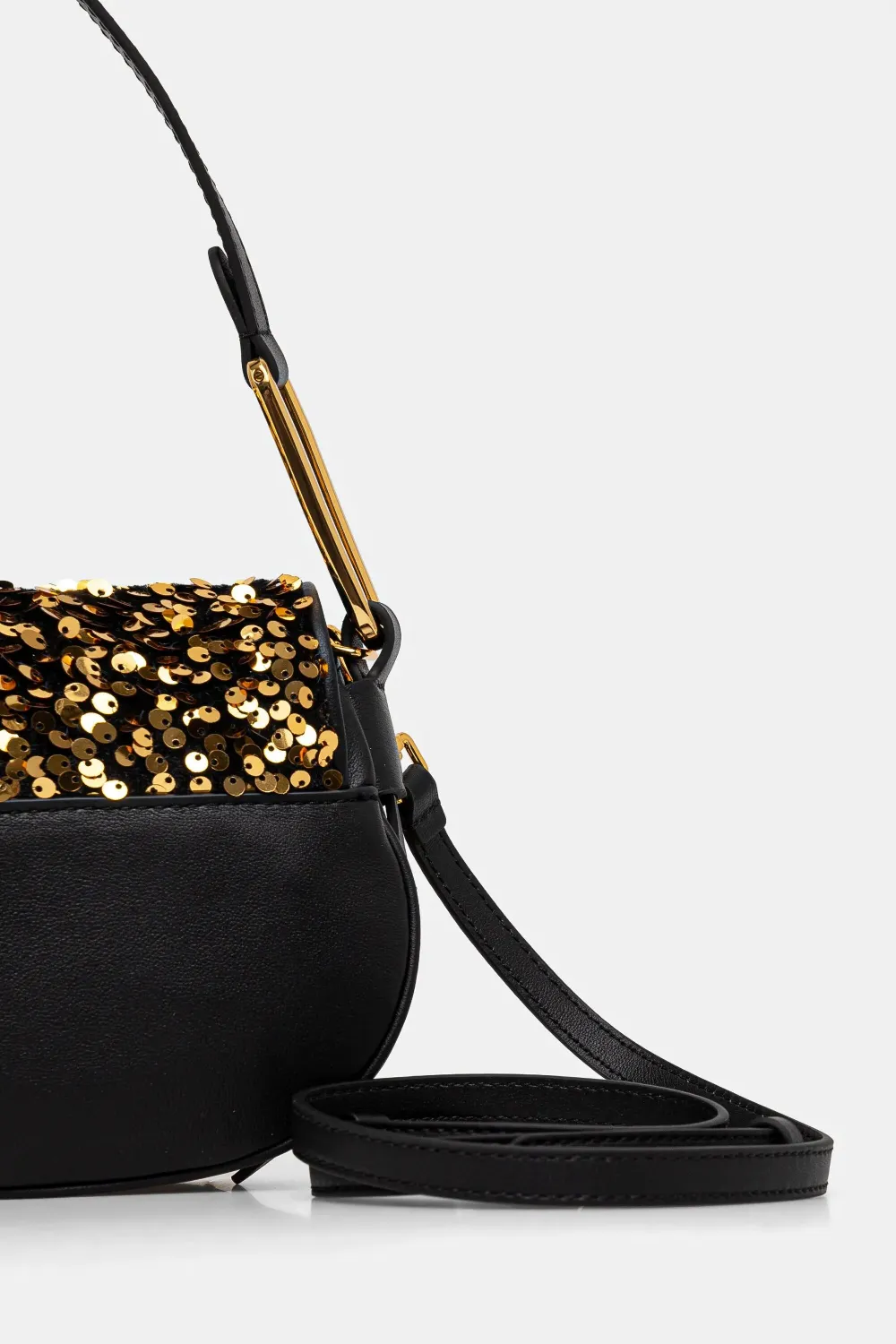 Coccinelle Magie Paillettes crossbodytas Zwart