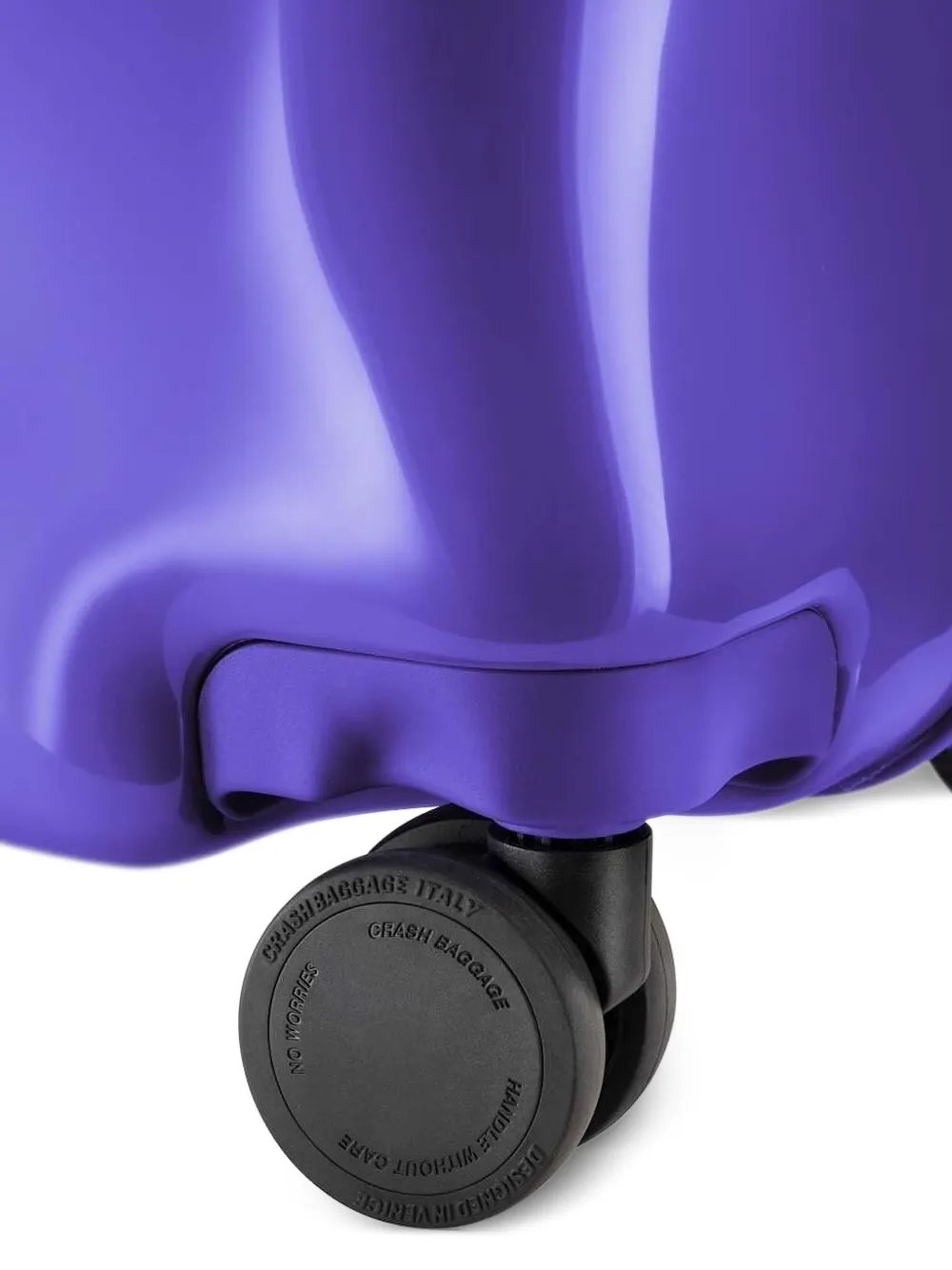 Crash Baggage Dented Suitcase Luggage In Purple