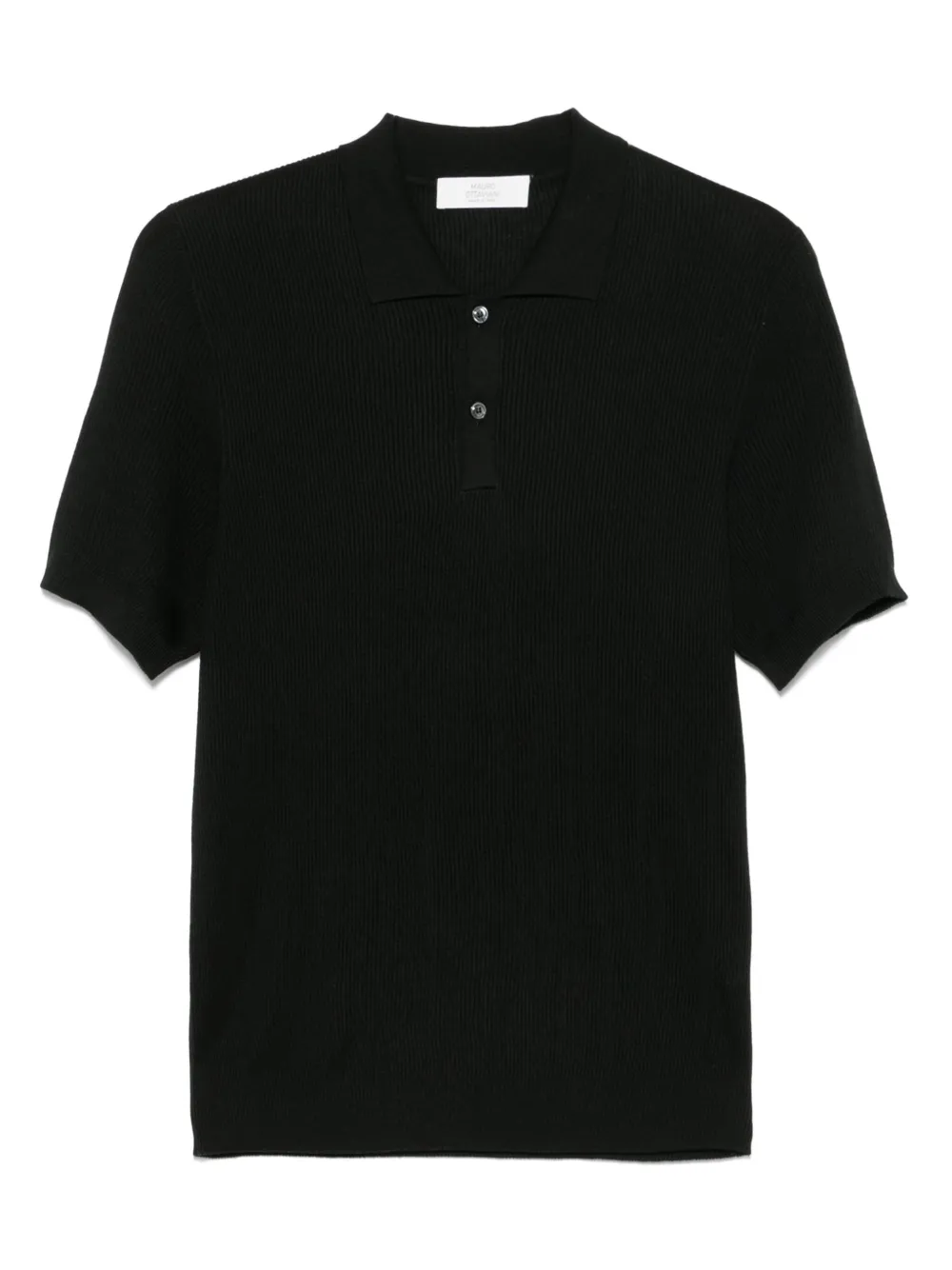 Mauro Ottaviani playera tipo polo tejida | negro | Image 1