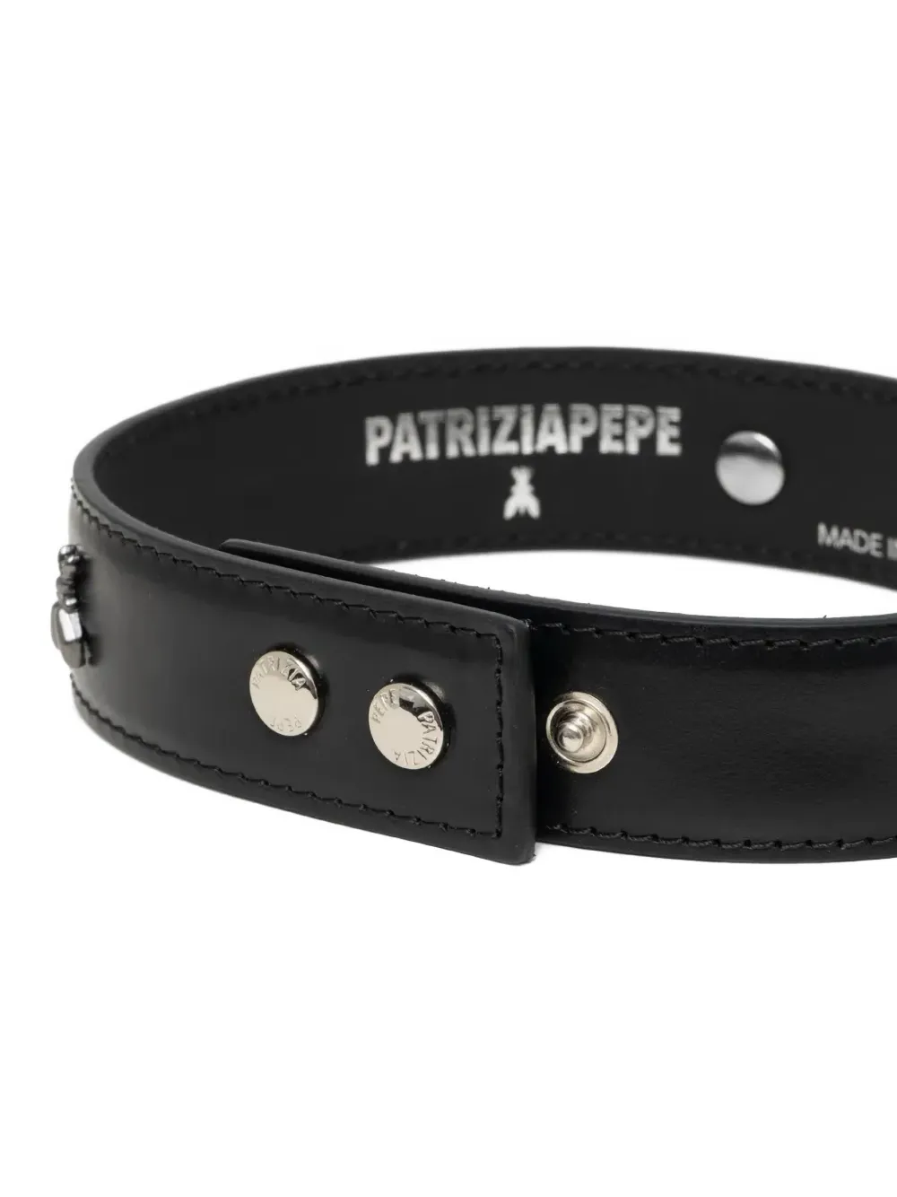 Patrizia Pepe Halsketting verfraaid met studs - Zwart