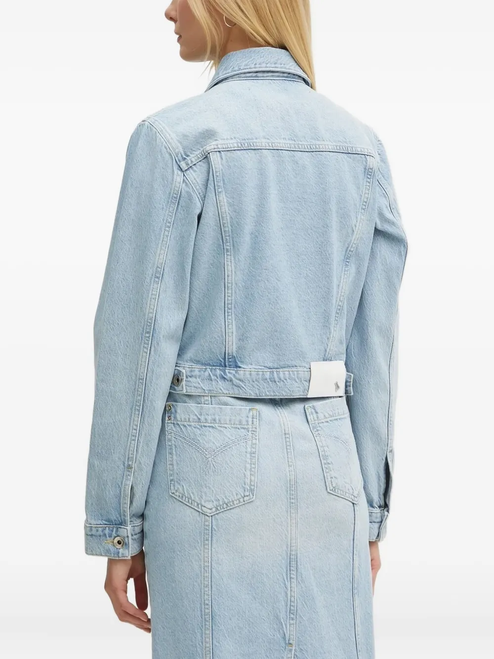 Patrizia Pepe Essential Jacket In Blue