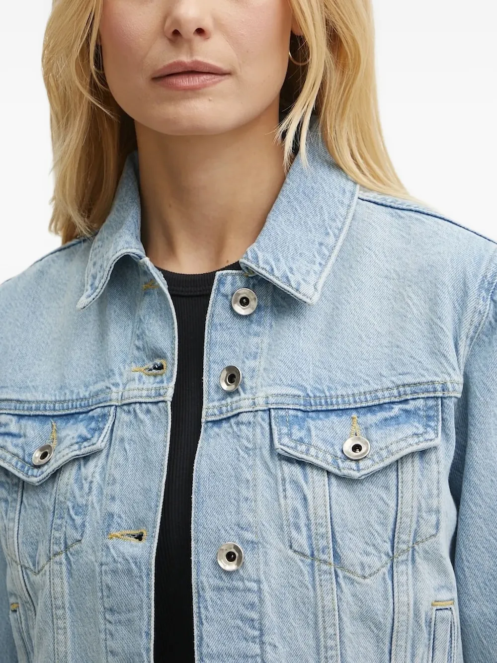 Patrizia Pepe Essential Jacket In Blue