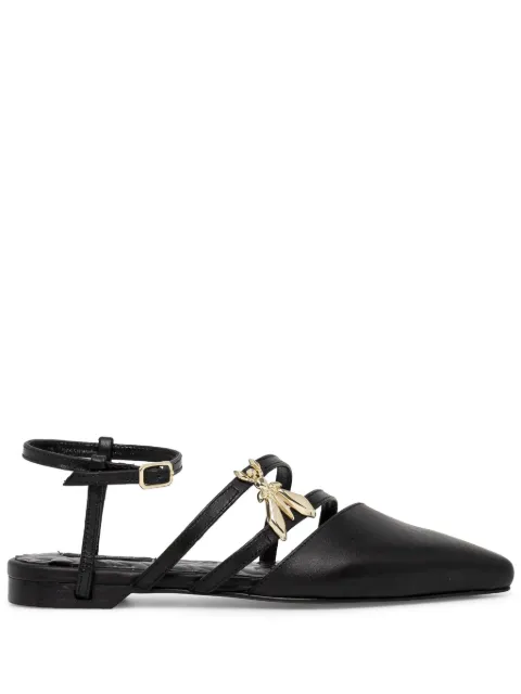 Patrizia Pepe logo-plaque ballet flats
