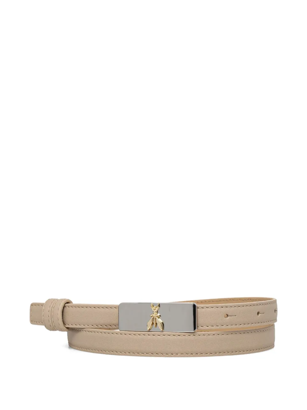 Patrizia Pepe Riem met logogesp Beige