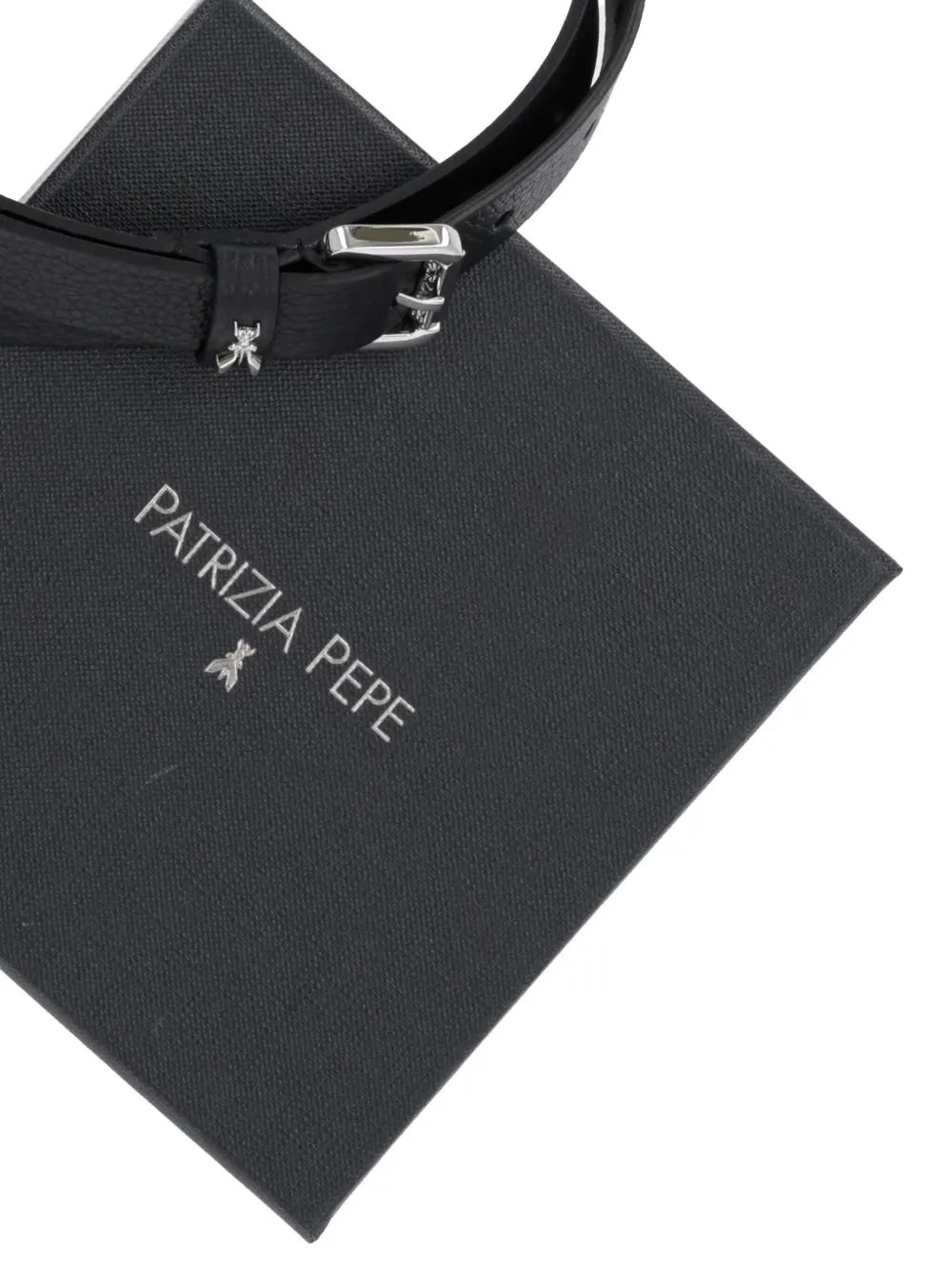 Patrizia Pepe Leren riem Zwart