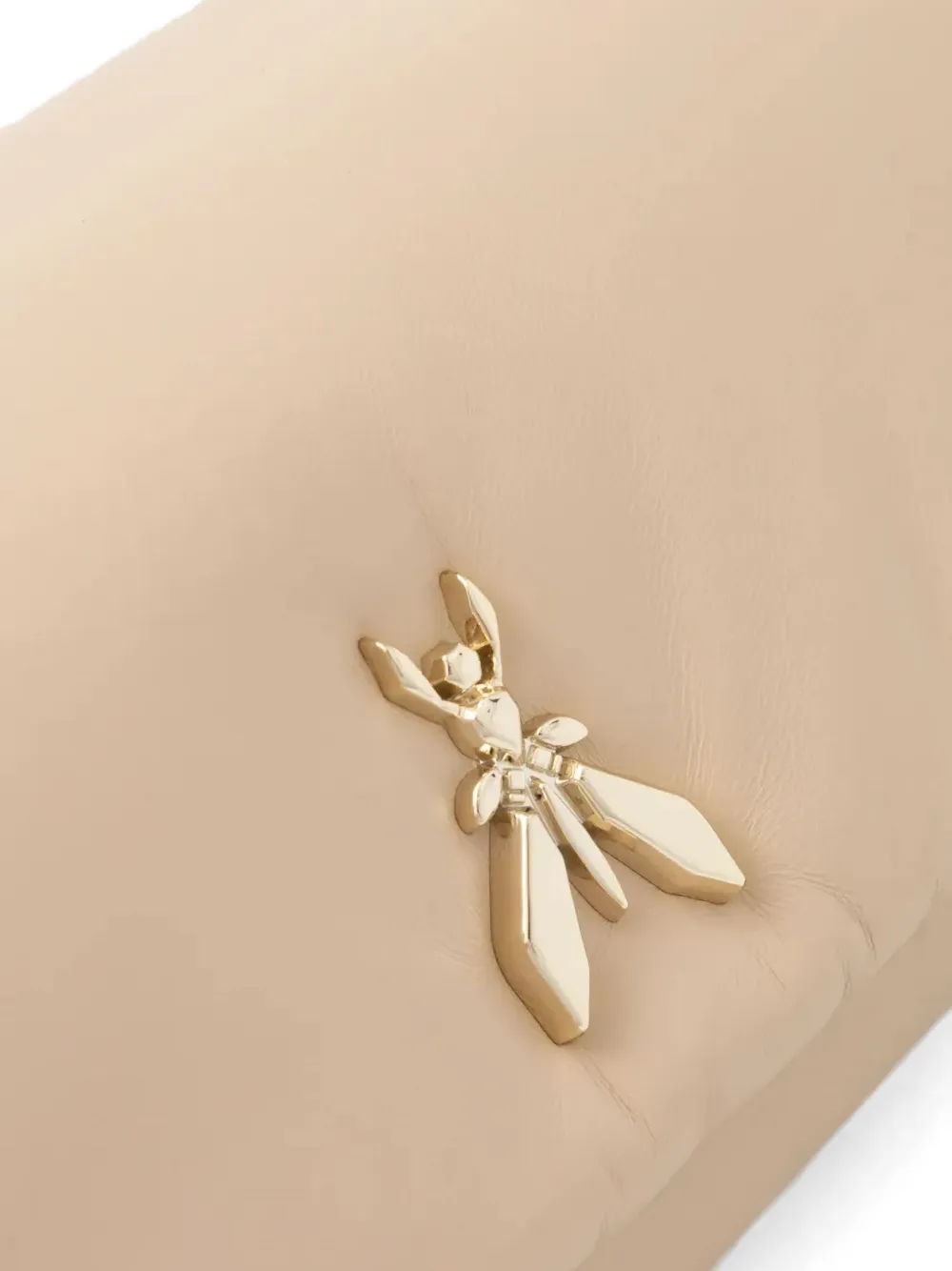 Patrizia Pepe Clutch met kettinghengsel Beige