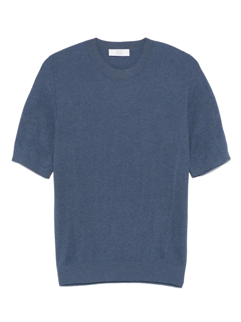 Mauro Ottaviani playera tejida de canalé | azul | Image 1