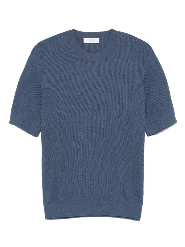 Mauro Ottaviani リブニット Tシャツ | ブルー | FARFETCH JP