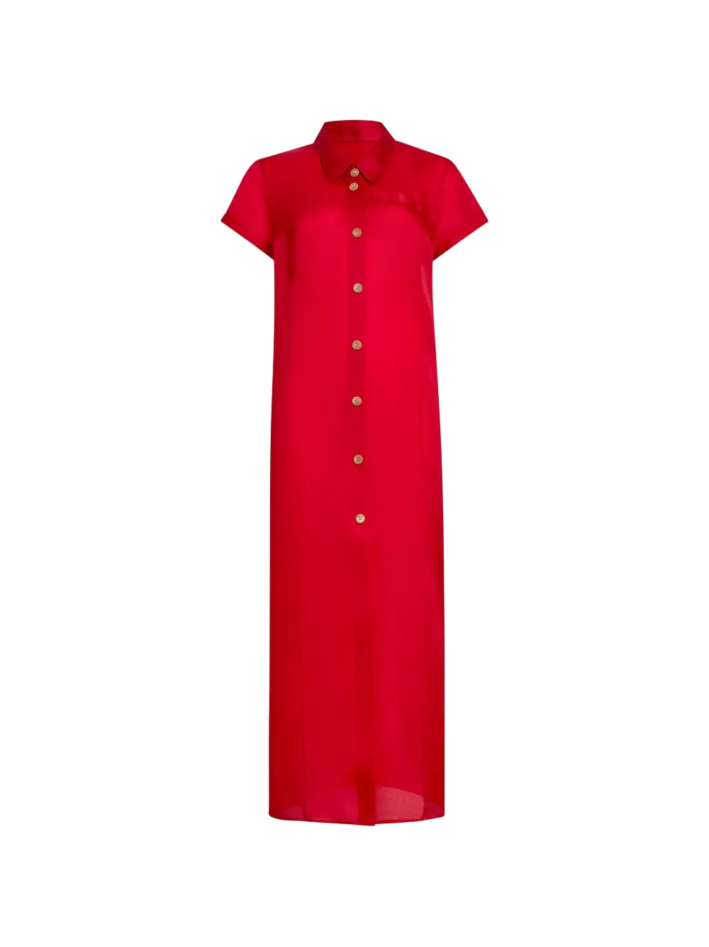 KHAITE Maxi-jurk Rood