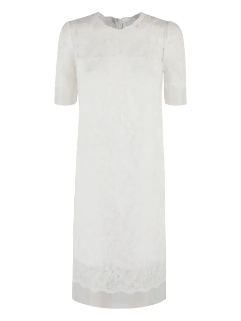 Ermanno Scervino robe en jacquard à coupe mi-longue