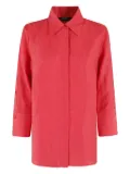 Seventy pin-tuck detail shirt - Red