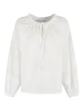 ERMANNO FIRENZE embroidered-detail blouse - White