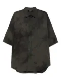 Andrea Ya'aqov tie dye-pattern shirt - Green