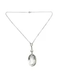 Jennifer Gibson Jewellery Pre-Owned 1900s crystal-embellished necklace - Silver