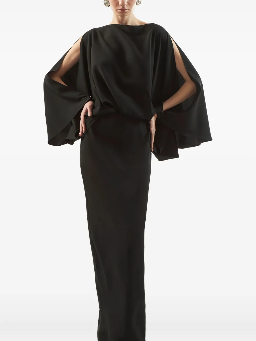 Shop Taller Marmo La Maddalena Dress In Black