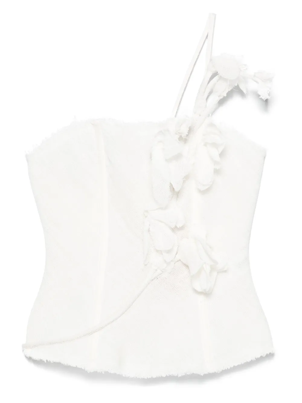 flower-detailing top