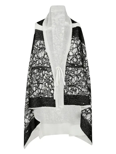 PierAntonioGaspari lace-detail cape
