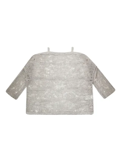 PierAntonioGaspari crochet-detail top