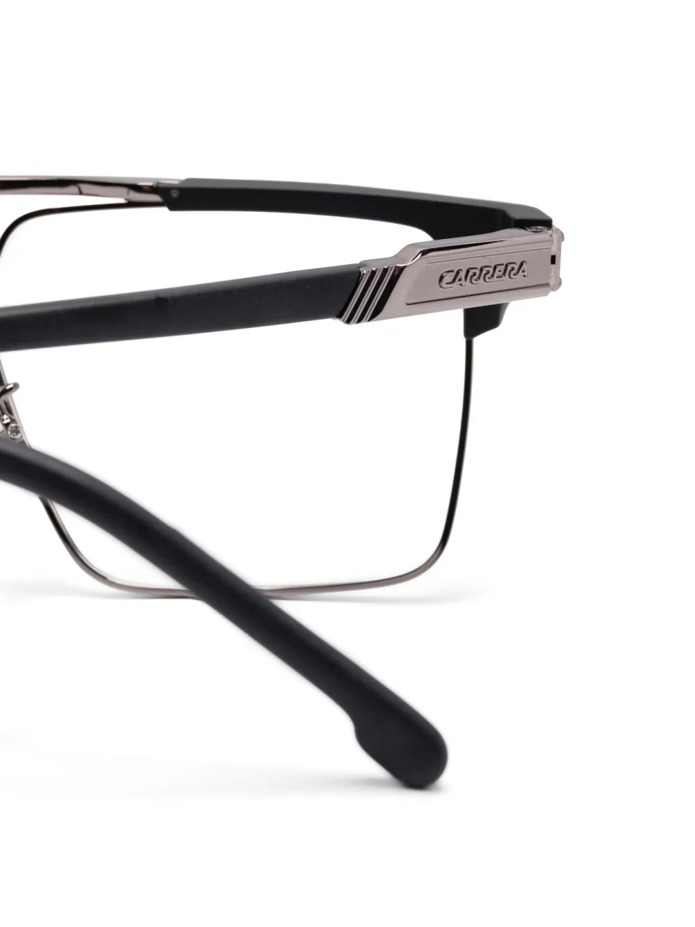 Shop Carrera Pilot-frame Glasses In Black