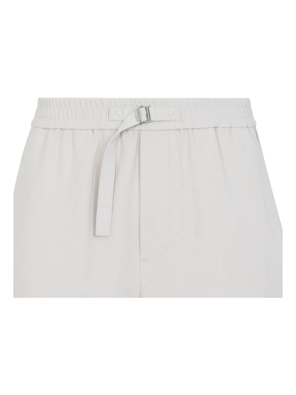 AMI Paris Broek met logoplakkaat Wit
