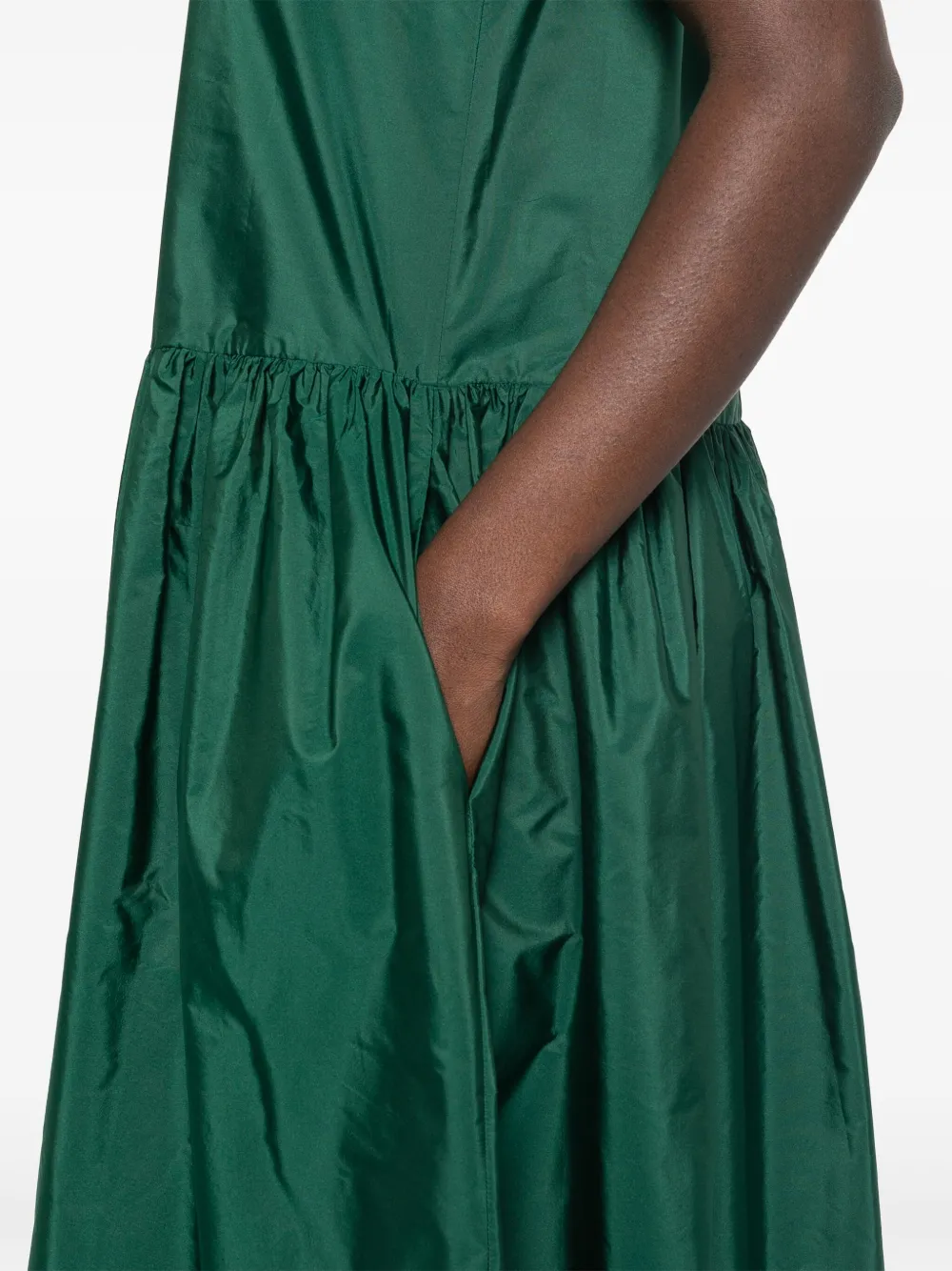 Max Mara Maxi-jurk Groen