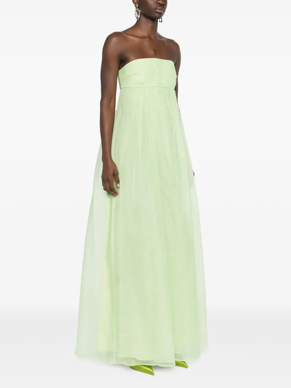 Max Mara Bocalle maxi-jurk Groen