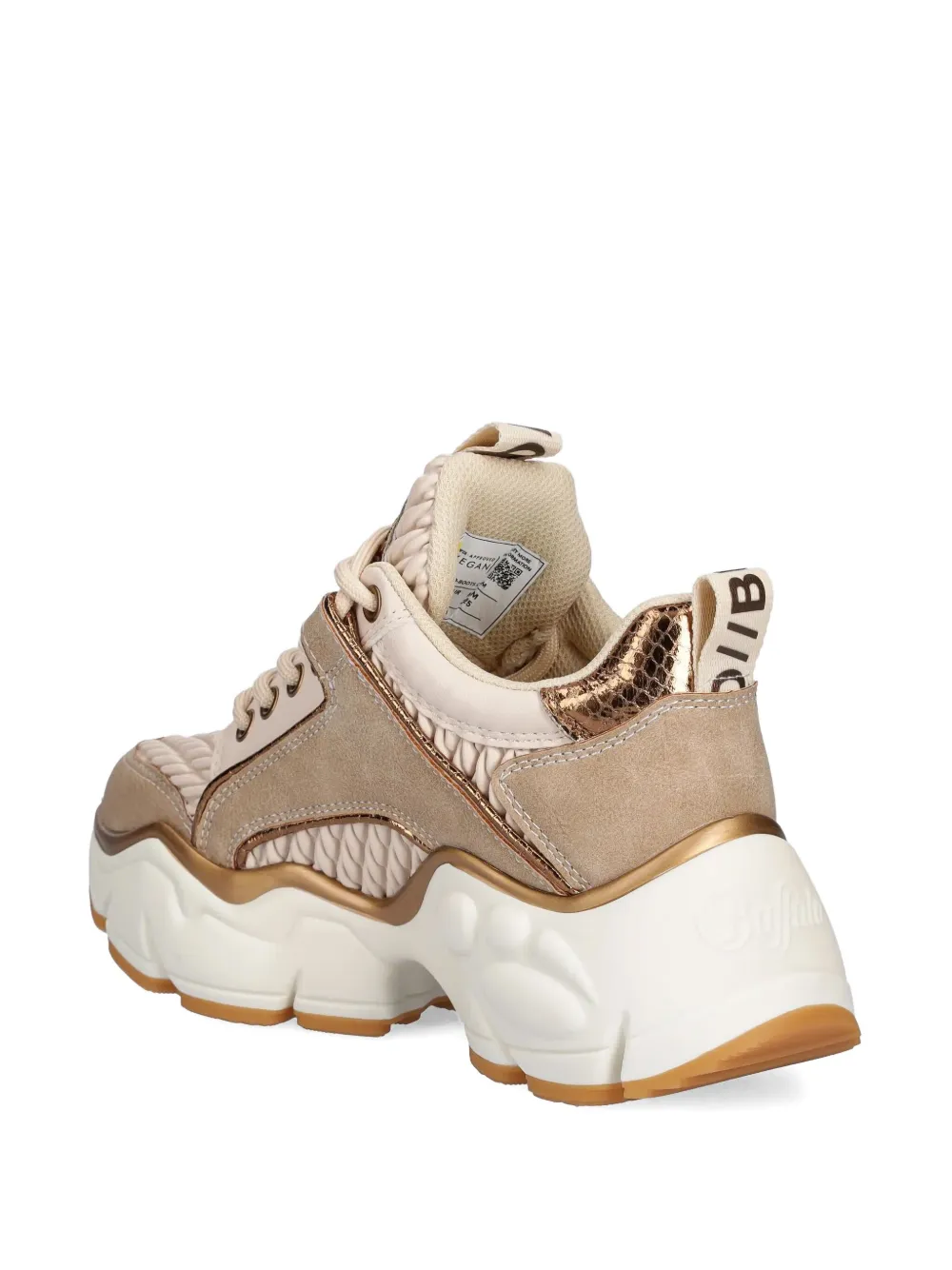 Buffalo Binary Quilt Sneakers In Neutrals