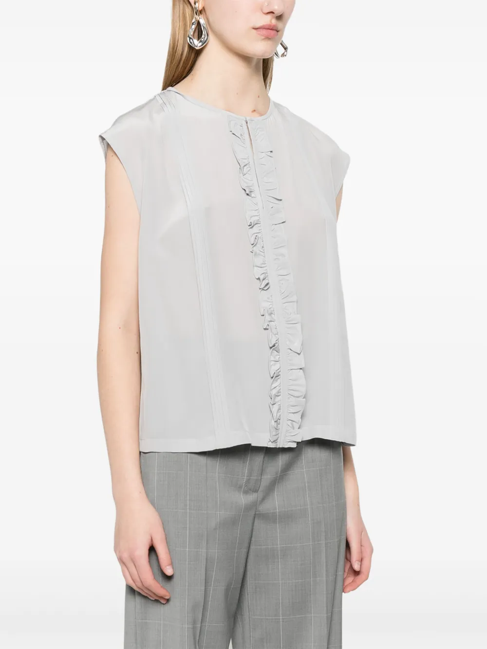Max Mara Matilde blouse Grijs