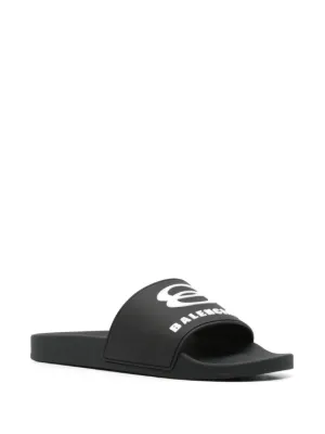 BALENCIAGA バレンシアガ ホワイト ビーチサンダル 40 ba24ss348_1.jpg