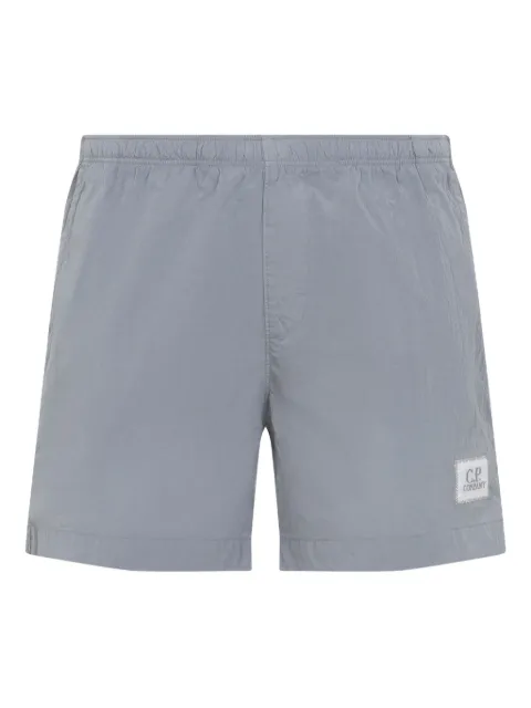 C.P. Company logo-patch swim shorts