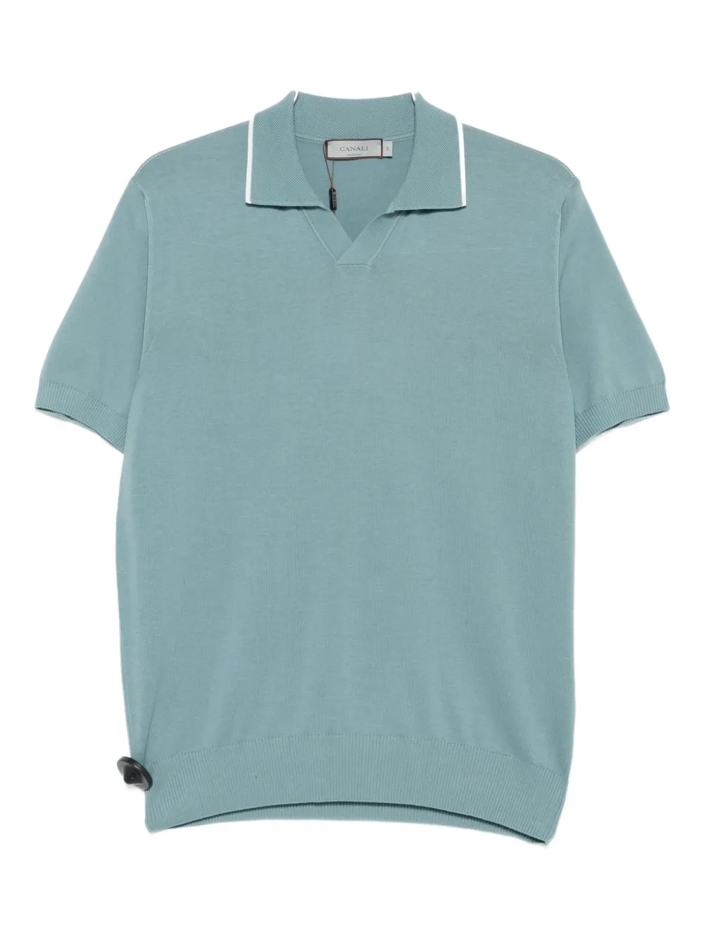 Canali Cotton T-shirt In Blue