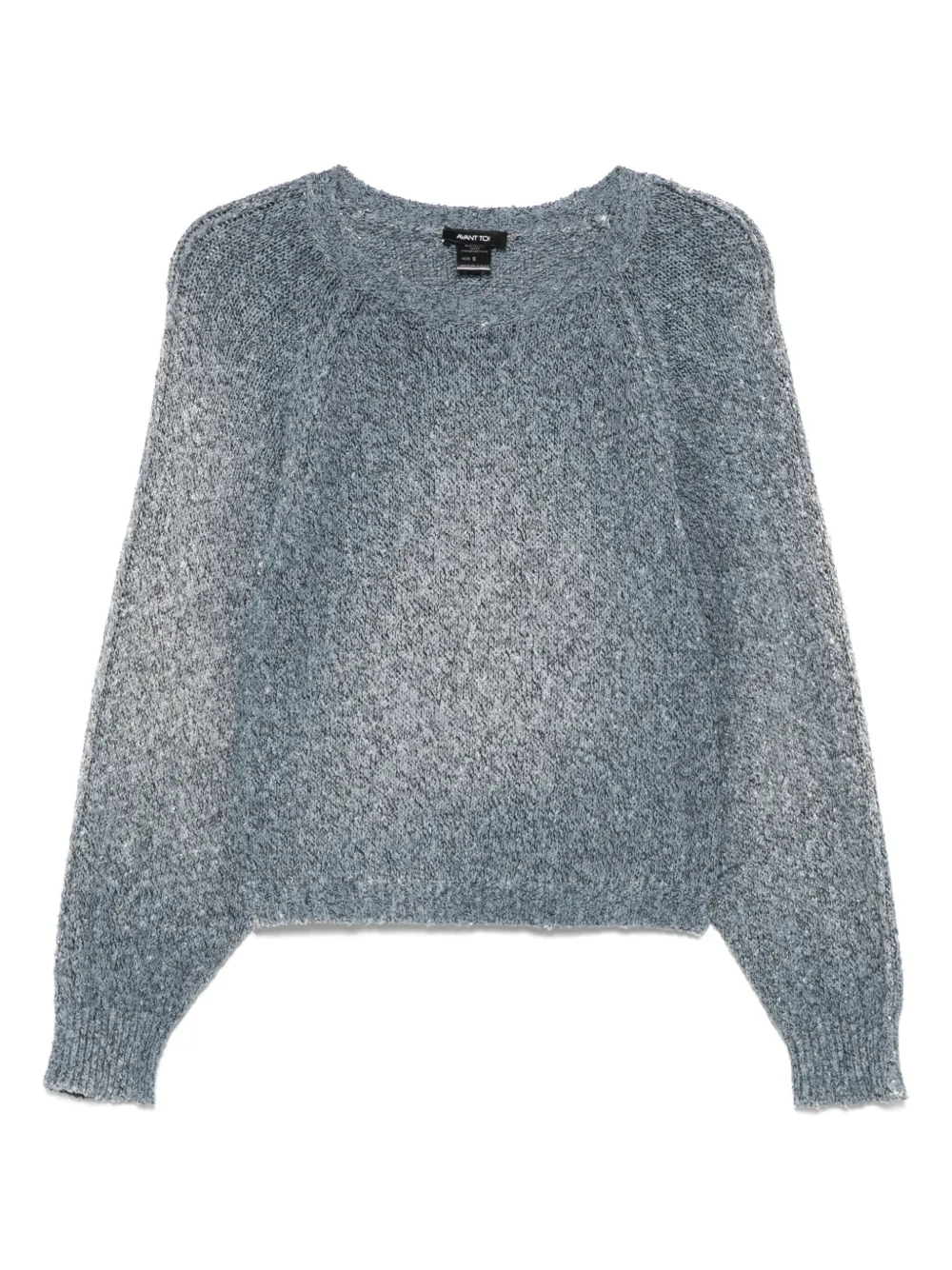 bouclé-knit sweater