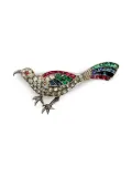 Jennifer Gibson Jewellery 1920s Exotic Bird brooch - Silver