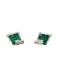 Jennifer Gibson Jewellery 1940s Marcel Boucher earrings - Silver