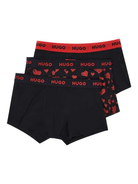 HUGO logo-waistband briefs (pack of three)