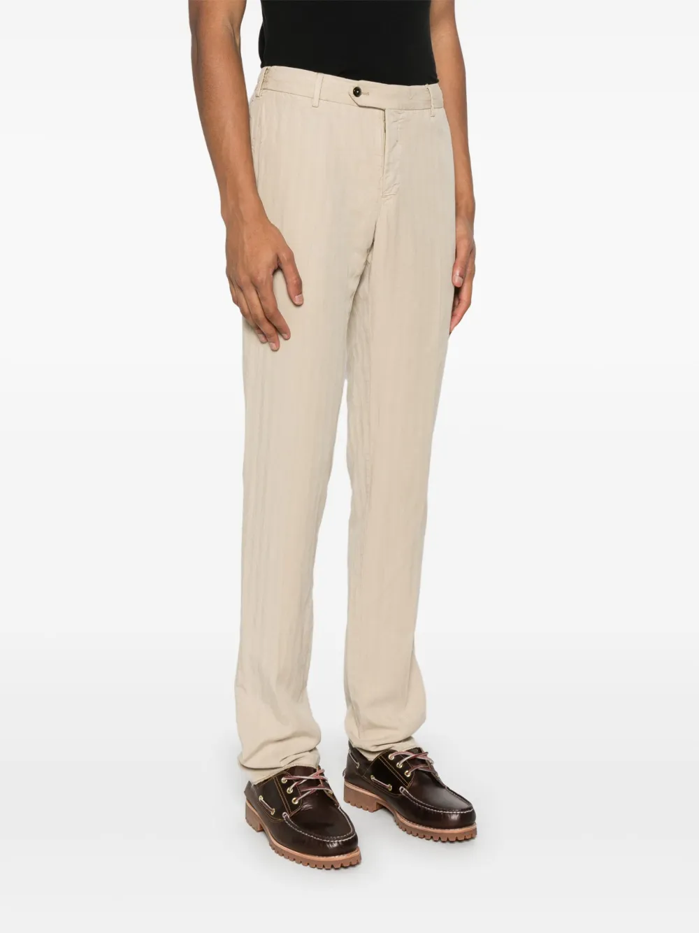 PT Torino Wollen broek Beige