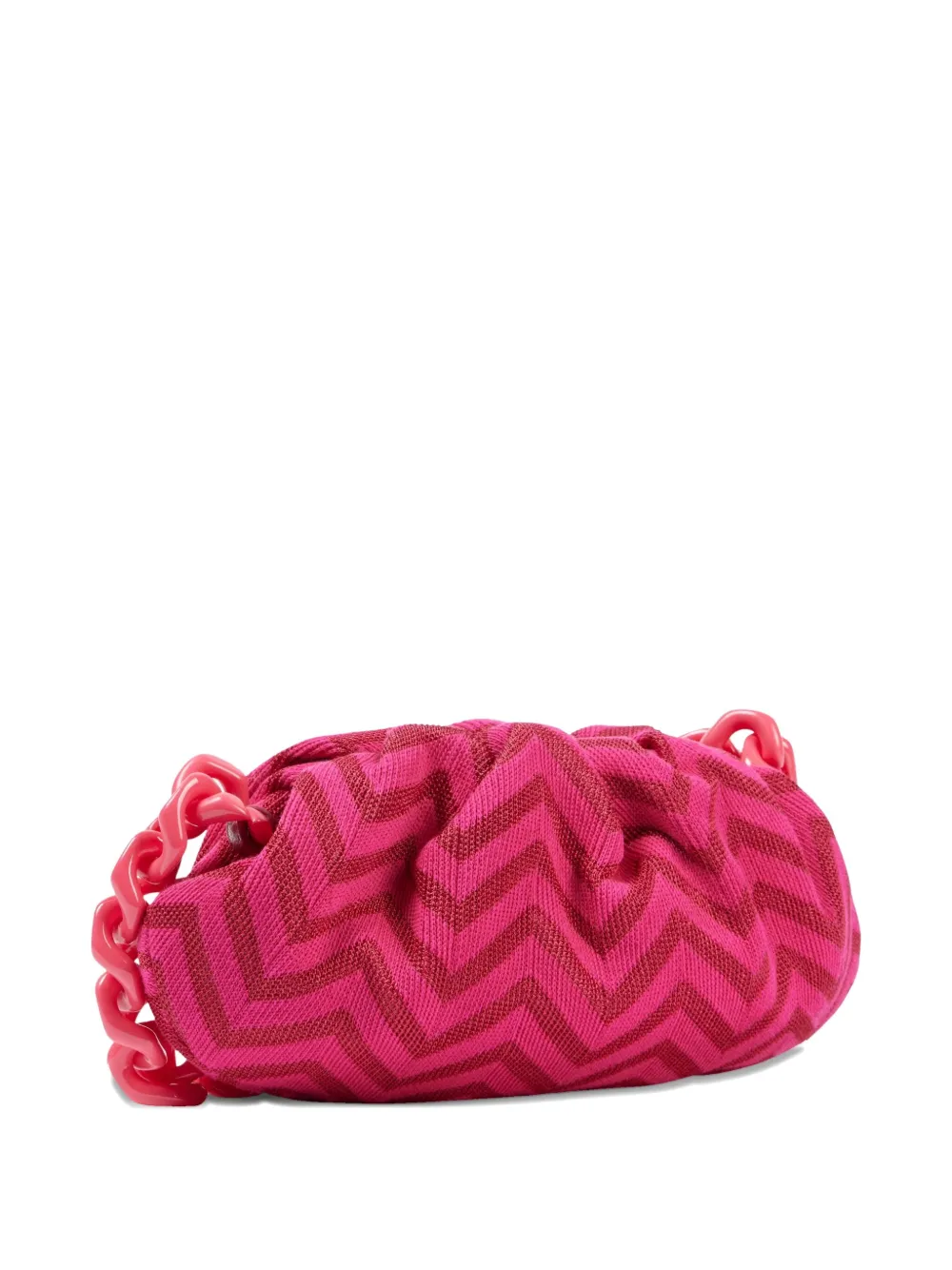 MISSONI LARGE ZIGZAG-PATTERN CLUTCH BAG 
